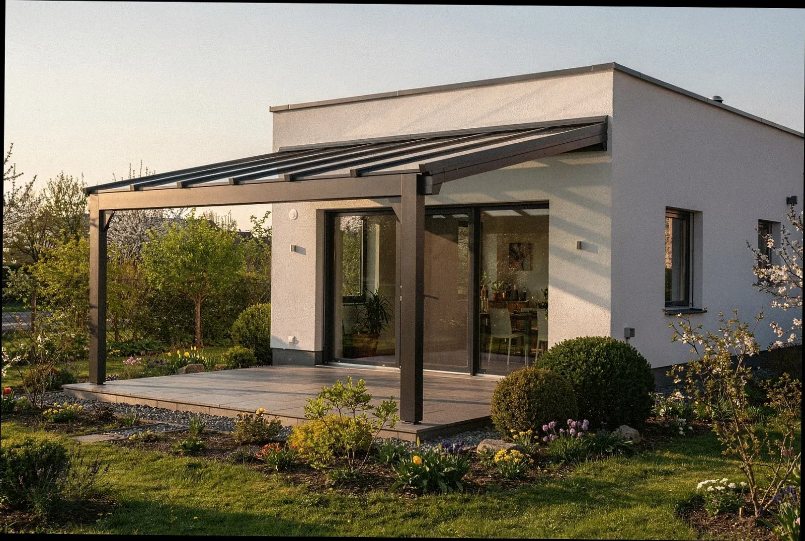 Alu-Terrassenüberdachung in Düsseldorf